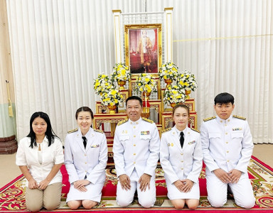 พิธีทำบุญตักบาตร ฟังพระธรรมเทศนา เนื่องในเทศกาลวันมาฆบูชา ... พารามิเตอร์รูปภาพ 1