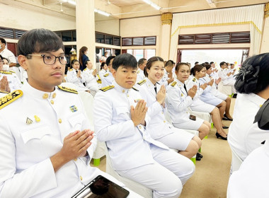 พิธีทำบุญตักบาตร ฟังพระธรรมเทศนา เนื่องในเทศกาลวันมาฆบูชา ... พารามิเตอร์รูปภาพ 11