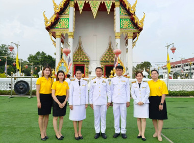 พิธีสวดพระพุทธมนต์และทำบุญตักบาตรถวายพระราชกุศล ... พารามิเตอร์รูปภาพ 2